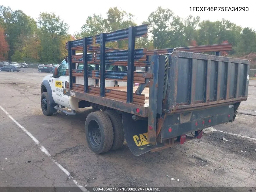 2005 Ford F-450 Chassis Xl/Xlt VIN: 1FDXF46P75EA34290 Lot: 40542773