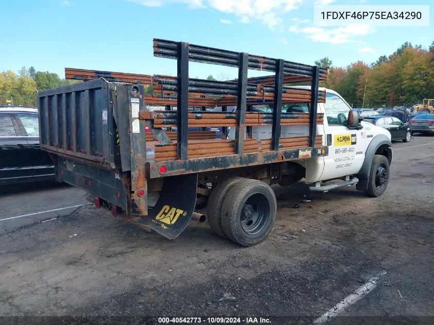 2005 Ford F-450 Chassis Xl/Xlt VIN: 1FDXF46P75EA34290 Lot: 40542773