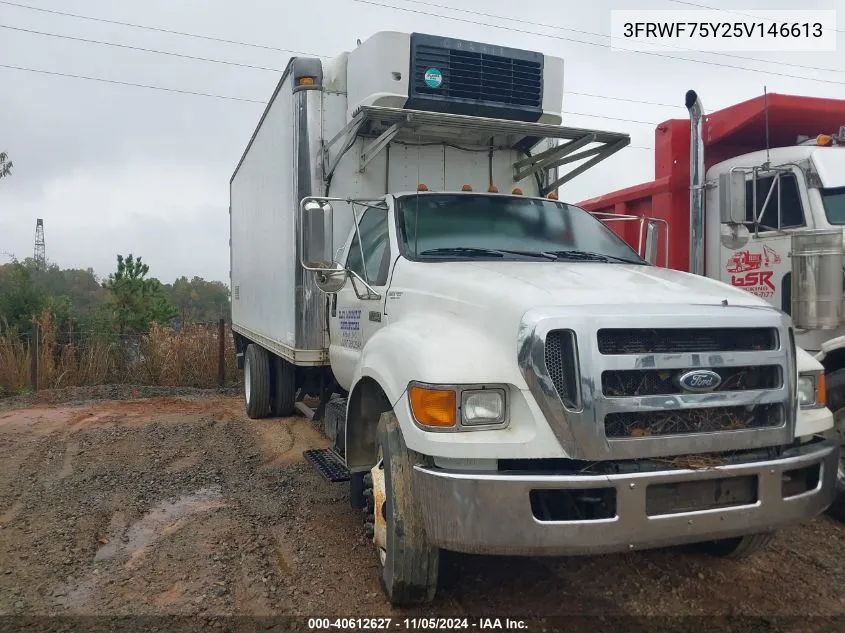 2005 Ford F-750 Xl/Xlt VIN: 3FRWF75Y25V146613 Lot: 40612627