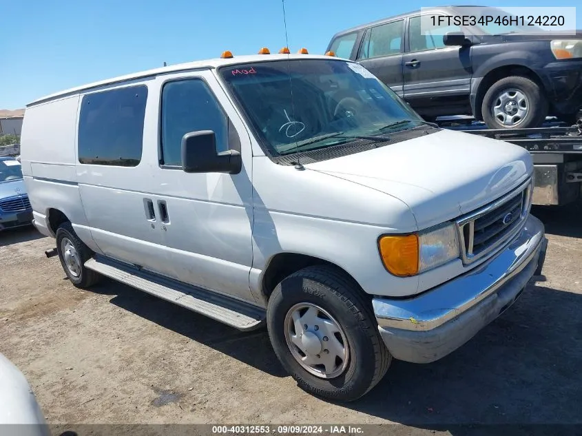 2006 Ford E-350 Super Duty Commercial/Recreational VIN: 1FTSE34P46H124220 Lot: 40312553