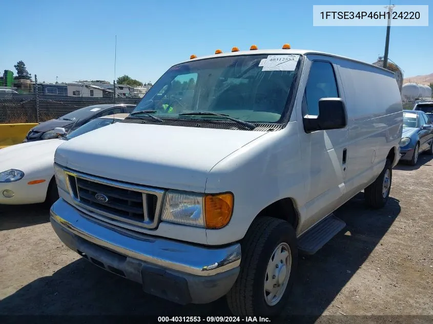 2006 Ford E-350 Super Duty Commercial/Recreational VIN: 1FTSE34P46H124220 Lot: 40312553