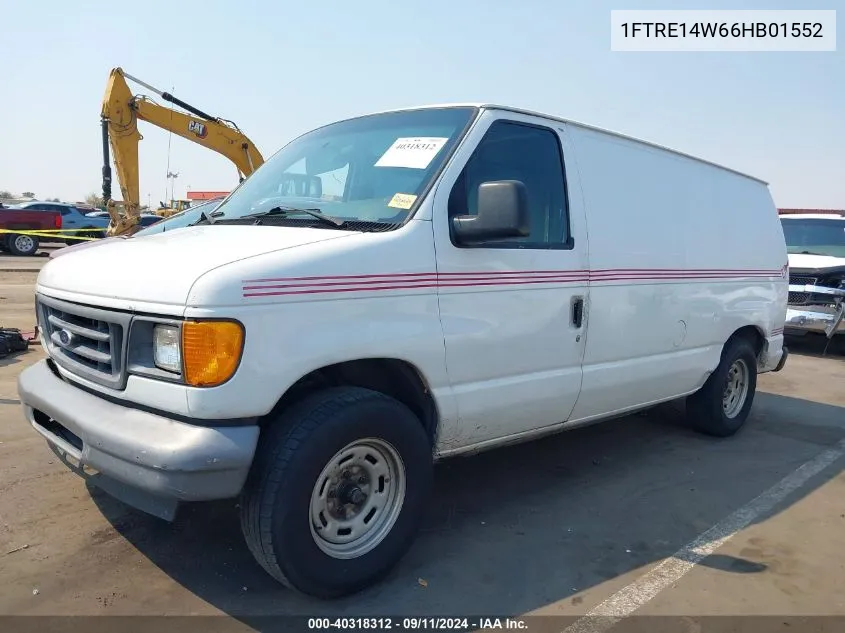 2006 Ford E-150 Commercial/Recreational VIN: 1FTRE14W66HB01552 Lot: 40318312