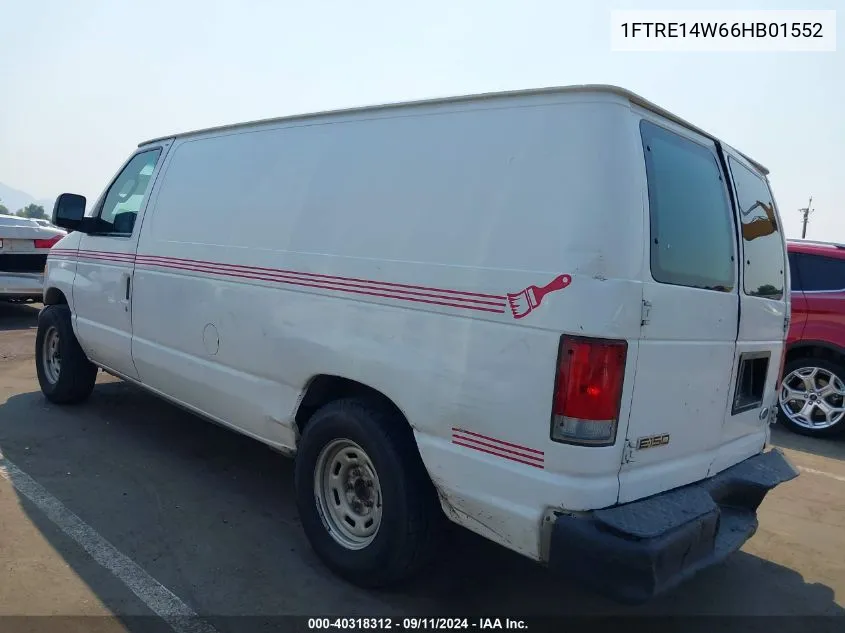 2006 Ford E-150 Commercial/Recreational VIN: 1FTRE14W66HB01552 Lot: 40318312