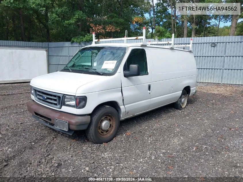 2006 Ford E-150 Commercial/Recreational VIN: 1FTRE14W56HA94562 Lot: 40471709