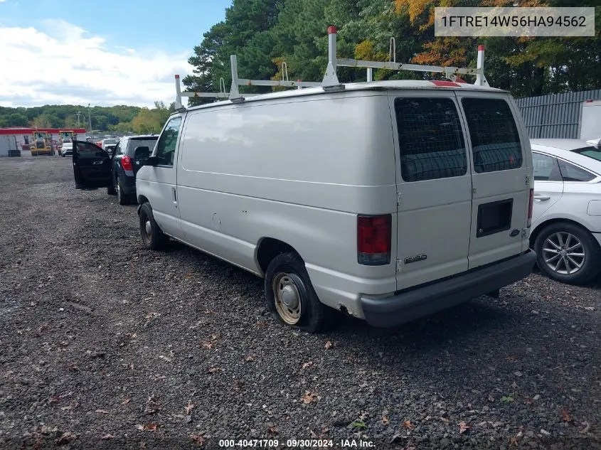 2006 Ford E-150 Commercial/Recreational VIN: 1FTRE14W56HA94562 Lot: 40471709