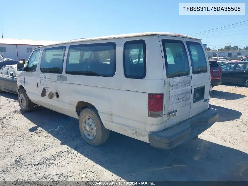 2006 Ford E-350 Super Duty Xl/Xlt VIN: 1FBSS31L76DA35508 Lot: 40567691