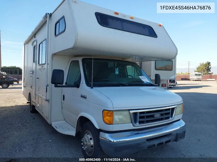 2006 Ford E-450 Cutaway VIN: 1FDXE45S46HA76876 Lot: 40862400