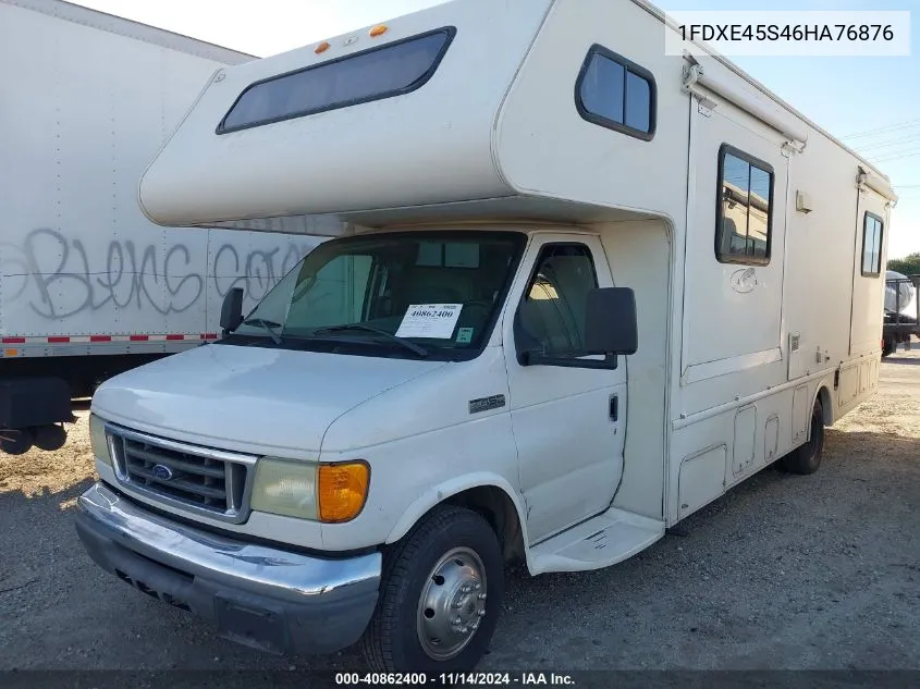 2006 Ford E-450 Cutaway VIN: 1FDXE45S46HA76876 Lot: 40862400