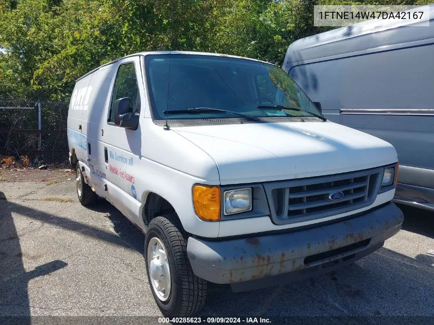 2007 Ford E-150 Commercial/Recreational VIN: 1FTNE14W47DA42167 Lot: 40285623