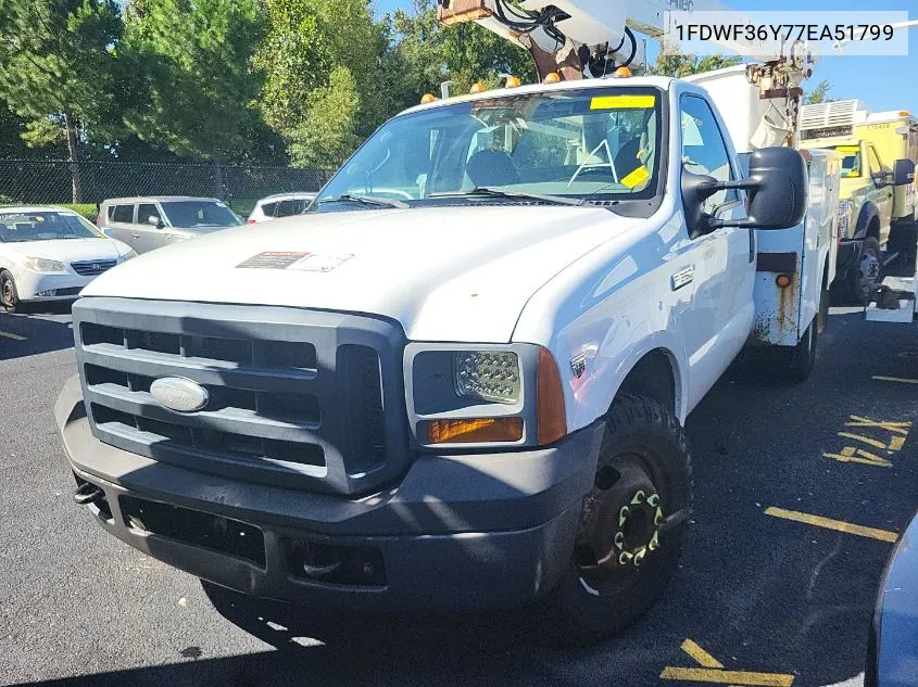 2007 Ford F-350 Chassis Xl/Xlt VIN: 1FDWF36Y77EA51799 Lot: 40589046