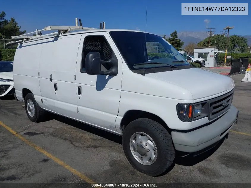 2007 Ford E-150 Commercial/Recreational VIN: 1FTNE14W77DA12323 Lot: 40644067