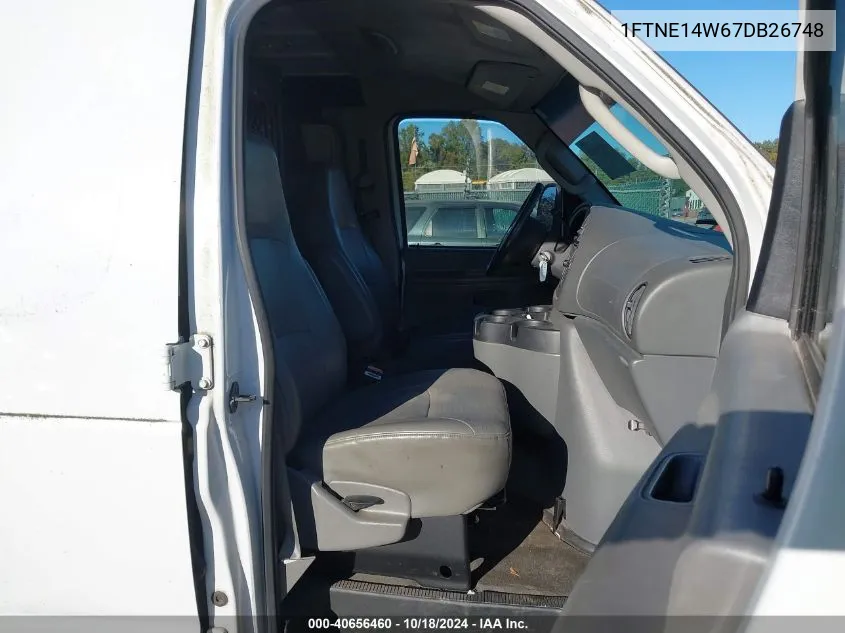 2007 Ford E-150 Commercial/Recreational VIN: 1FTNE14W67DB26748 Lot: 40656460