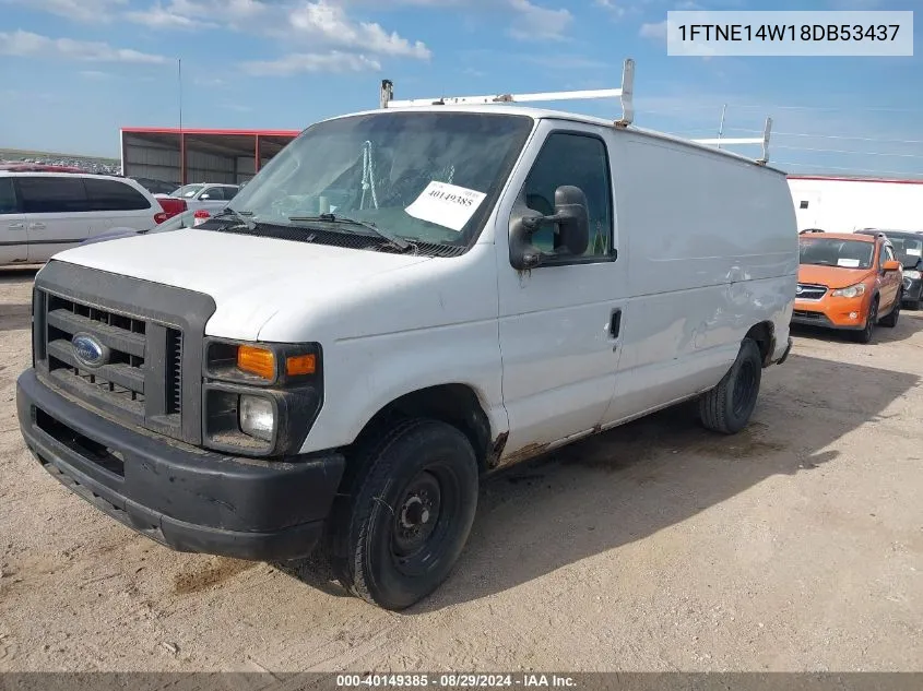 2008 Ford E-150 Commercial/Recreational VIN: 1FTNE14W18DB53437 Lot: 40149385