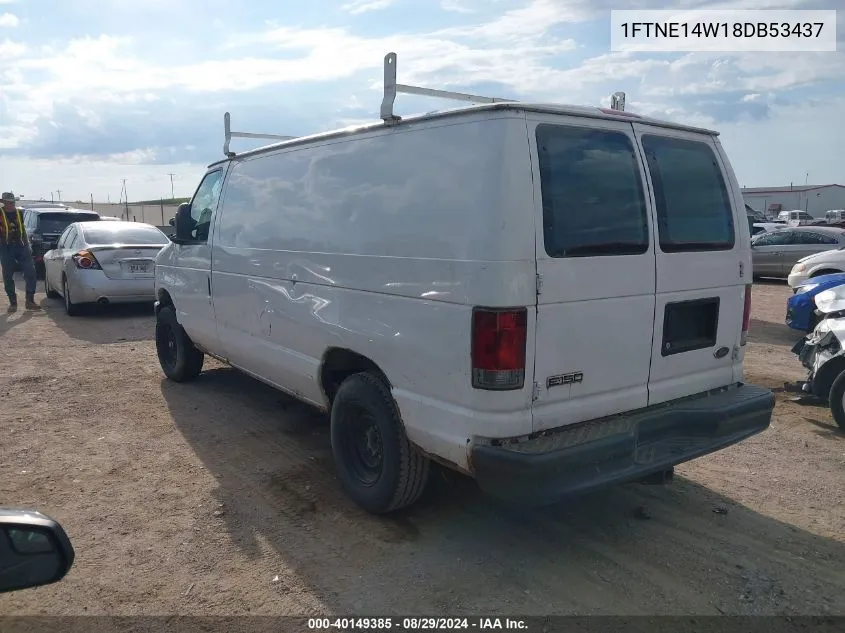 2008 Ford E-150 Commercial/Recreational VIN: 1FTNE14W18DB53437 Lot: 40149385