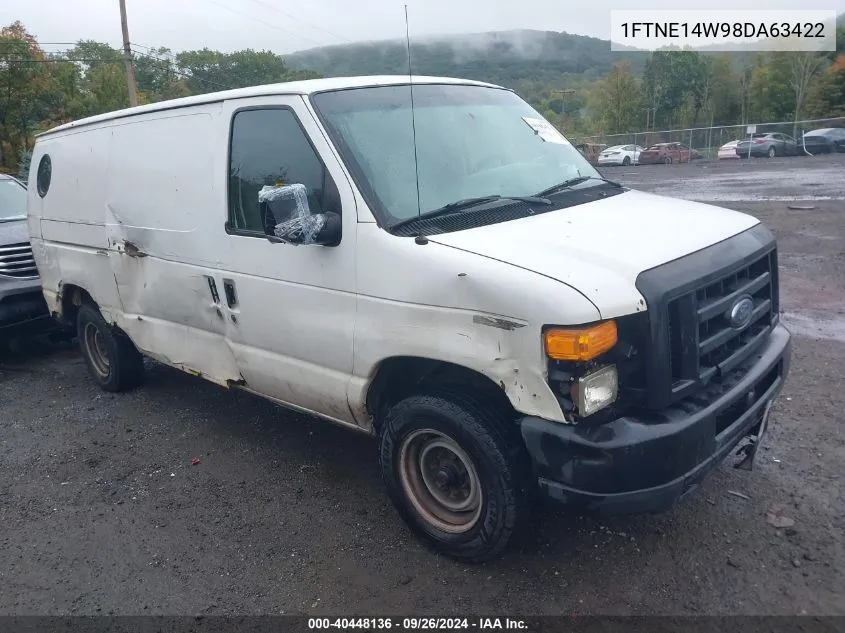 2008 Ford E-150 Commercial/Recreational VIN: 1FTNE14W98DA63422 Lot: 40448136