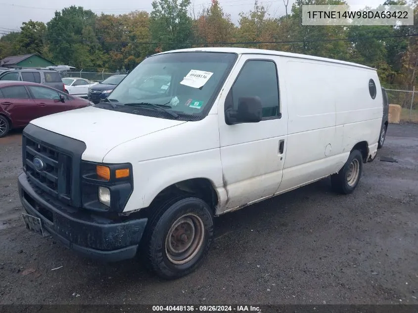 2008 Ford E-150 Commercial/Recreational VIN: 1FTNE14W98DA63422 Lot: 40448136