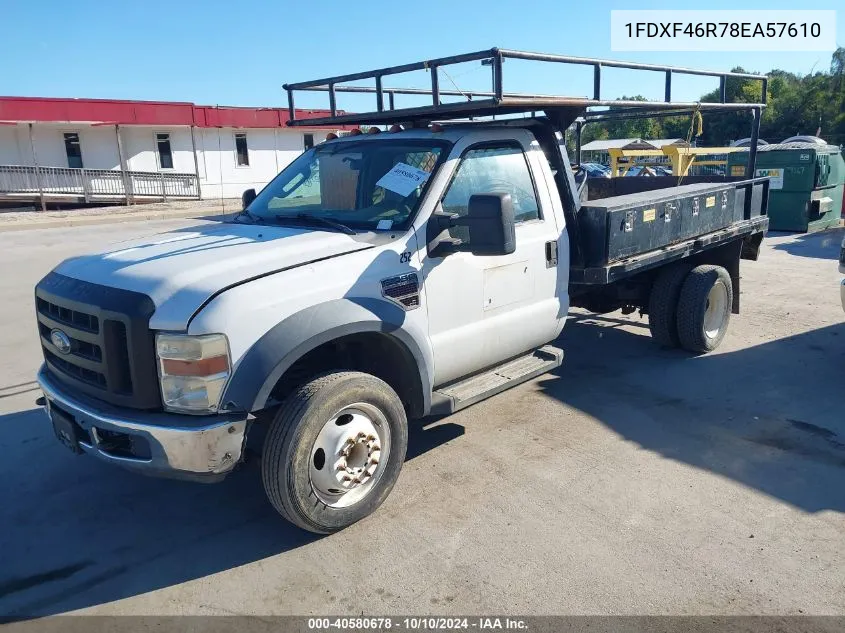 2008 Ford F-450 Chassis Xl/Xlt VIN: 1FDXF46R78EA57610 Lot: 40580678