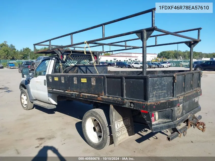 2008 Ford F-450 Chassis Xl/Xlt VIN: 1FDXF46R78EA57610 Lot: 40580678