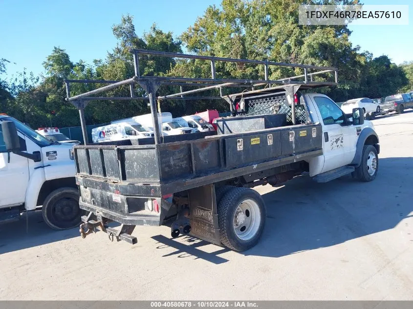 2008 Ford F-450 Chassis Xl/Xlt VIN: 1FDXF46R78EA57610 Lot: 40580678