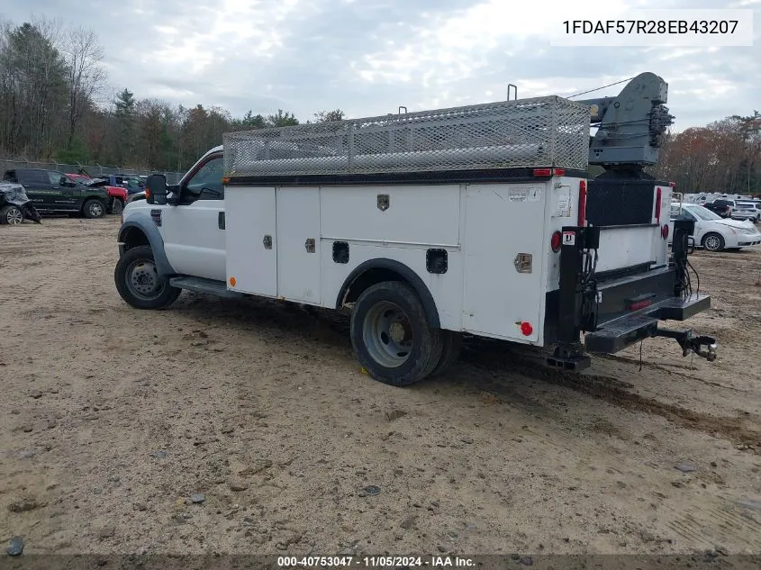 1FDAF57R28EB43207 2008 Ford F-550 Chassis Xl/Xlt