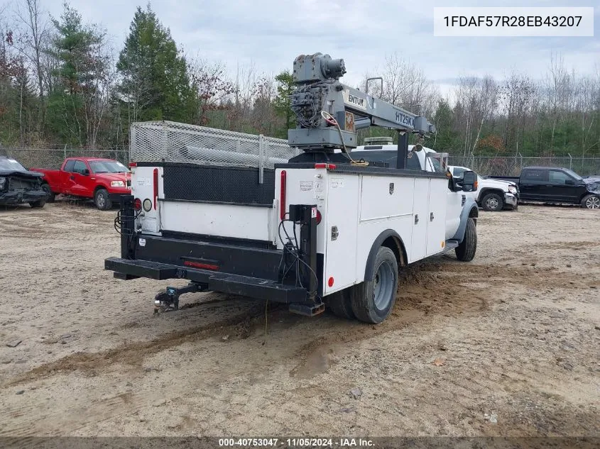 1FDAF57R28EB43207 2008 Ford F-550 Chassis Xl/Xlt