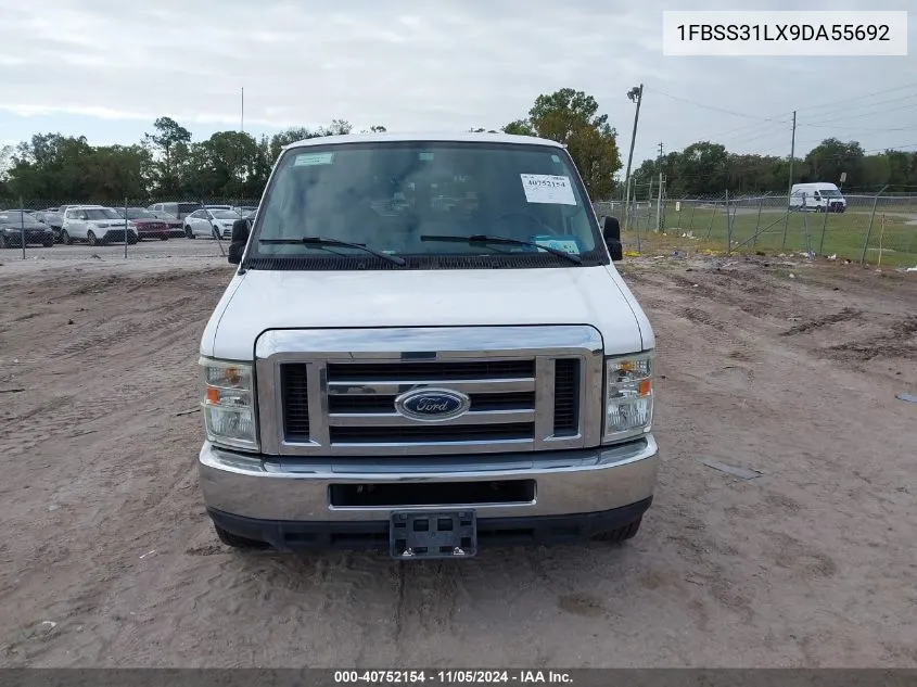 2009 Ford E-350 Super Duty Xl/Xlt VIN: 1FBSS31LX9DA55692 Lot: 40752154