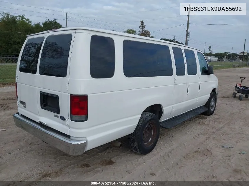 2009 Ford E-350 Super Duty Xl/Xlt VIN: 1FBSS31LX9DA55692 Lot: 40752154