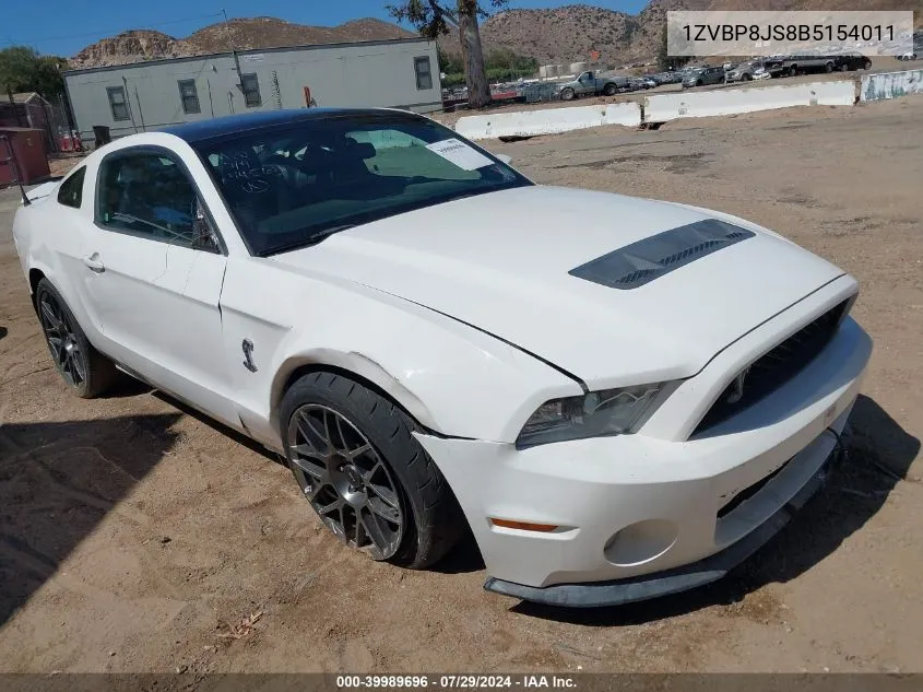 1ZVBP8JS8B5154011 2011 Ford Shelby Gt500