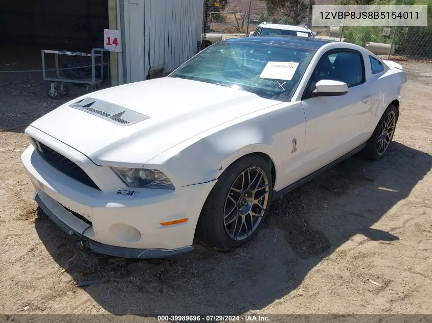 1ZVBP8JS8B5154011 2011 Ford Shelby Gt500