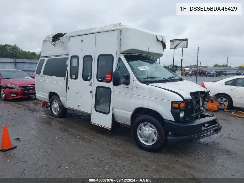 2011 Ford E-350 Super Duty Commercial VIN: 1FTDS3EL5BDA45429 Lot: 40307076