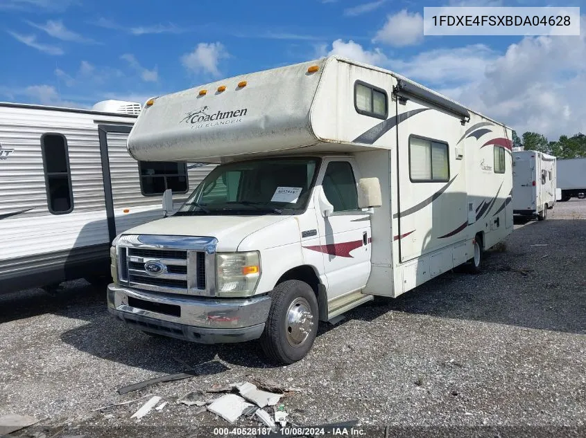 2011 Ford E-450 Cutaway E450 Super Duty Cutwy Van VIN: 1FDXE4FSXBDA04628 Lot: 40528187