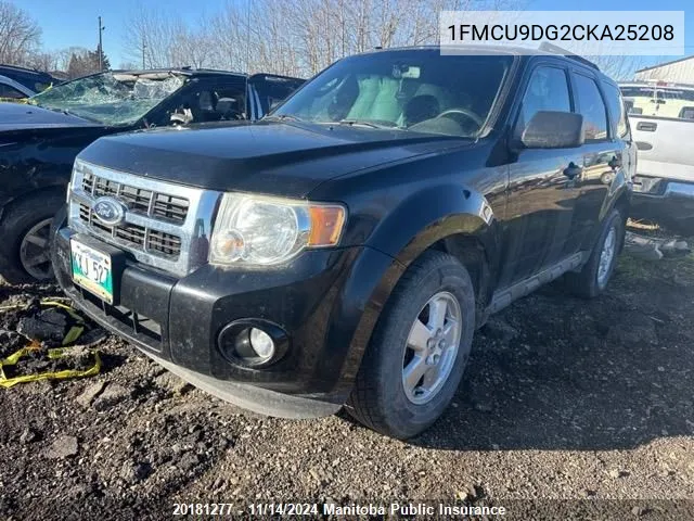 2012 Ford Escape Limited V6 VIN: 1FMCU9DG2CKA25208 Lot: 20181277