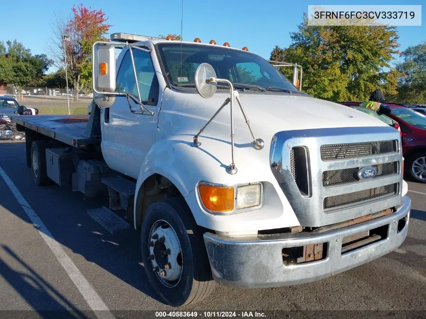 2012 Ford F650 Super Duty VIN: 3FRNF6FC3CV333719 Lot: 40583649