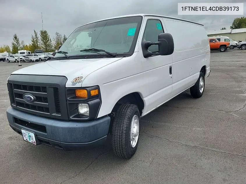 2012 Ford E-150 Commercial VIN: 1FTNE1EL4CDB39173 Lot: 40589042