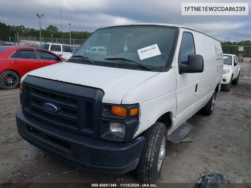 2012 Ford E-150 Commercial VIN: 1FTNE1EW2CDA86239 Lot: 40851349