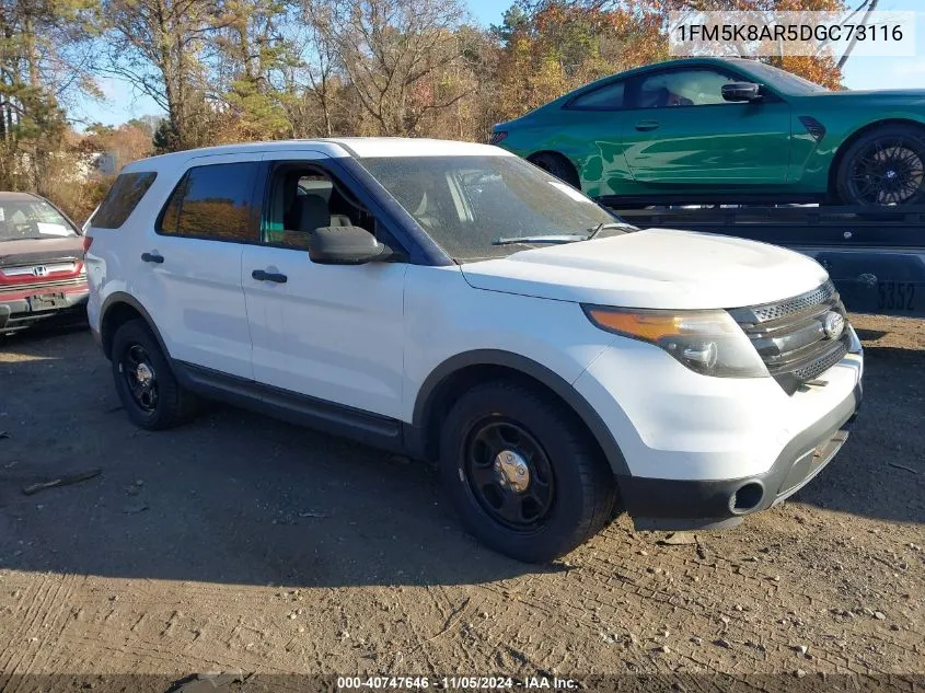 1FM5K8AR5DGC73116 2013 Ford Utility Police Interceptor