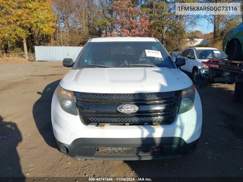 1FM5K8AR5DGC73116 2013 Ford Utility Police Interceptor