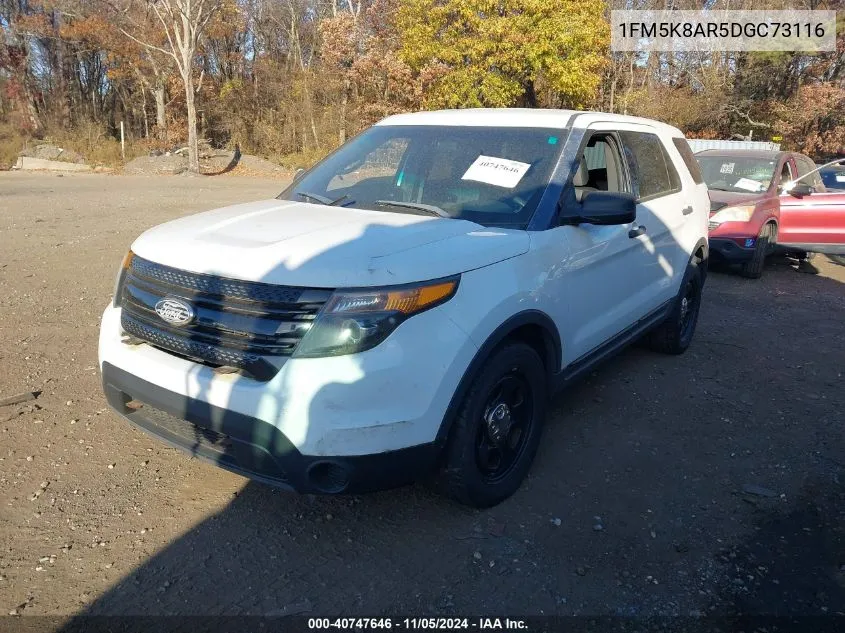 1FM5K8AR5DGC73116 2013 Ford Utility Police Interceptor