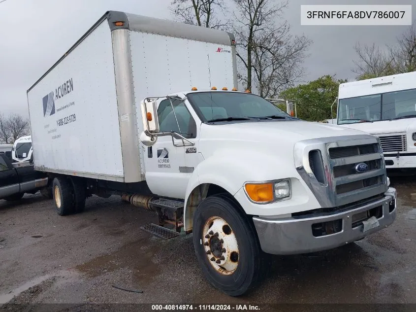 2013 Ford F-650 Xl/Xlt VIN: 3FRNF6FA8DV786007 Lot: 40814974