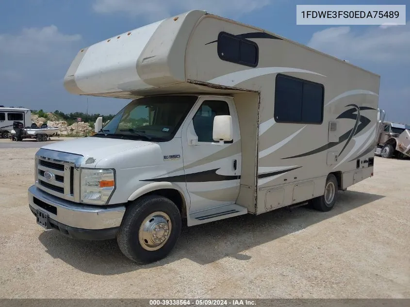 2014 Ford E-350 Cutaway VIN: 1FDWE3FS0EDA75489 Lot: 39338564