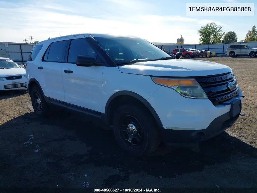 2014 Ford Utility Police Interceptor VIN: 1FM5K8AR4EGB85868 Lot: 40566627