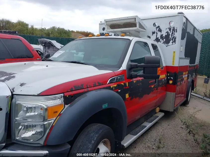 2015 Ford F-450 Chassis Xlt VIN: 1FD0X4GT7FEC38776 Lot: 40515267