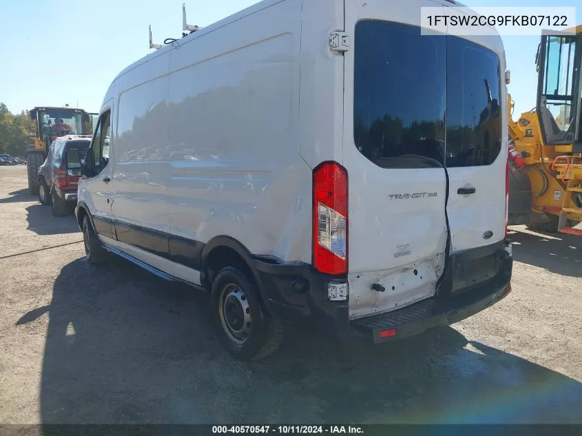 1FTSW2CG9FKB07122 2015 Ford Transit-350