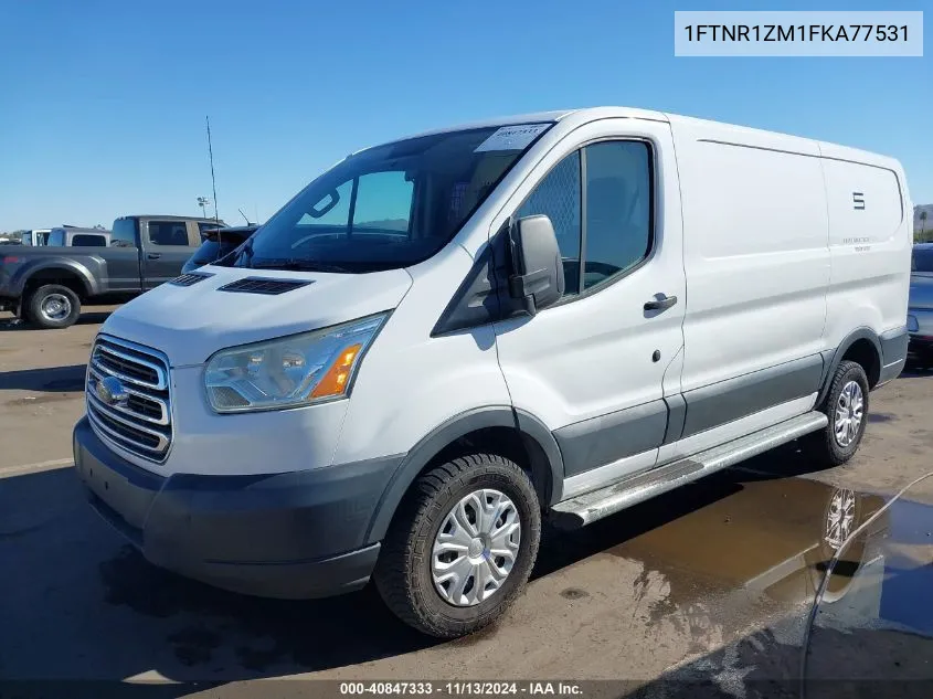 2015 Ford Transit-250 VIN: 1FTNR1ZM1FKA77531 Lot: 40847333