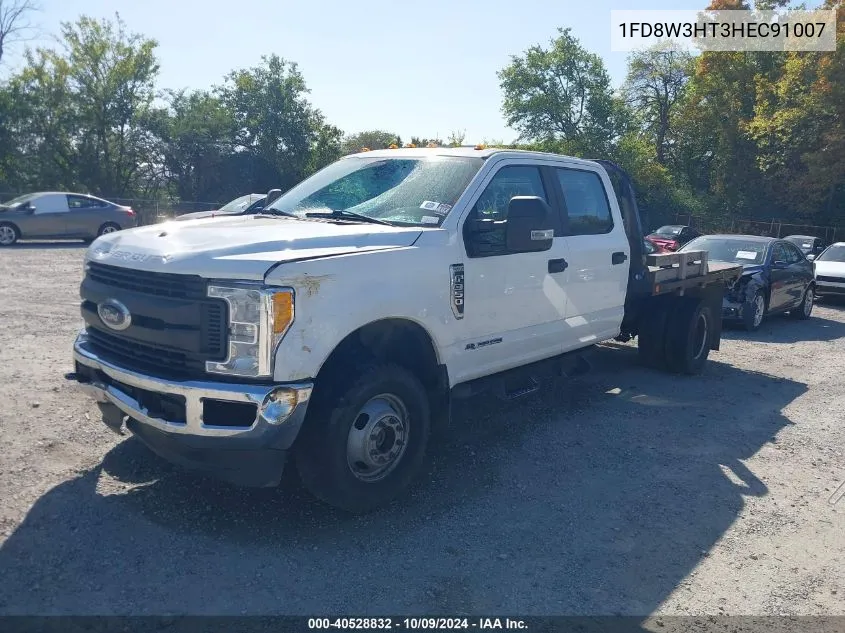 2017 Ford F-350 Chassis Xl VIN: 1FD8W3HT3HEC91007 Lot: 40528832