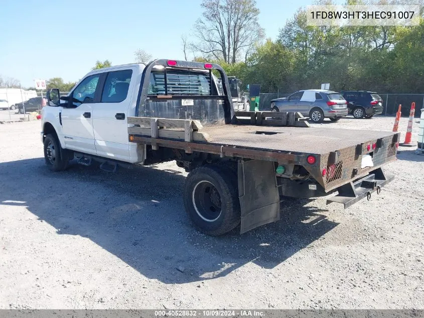 1FD8W3HT3HEC91007 2017 Ford F-350 Chassis Xl