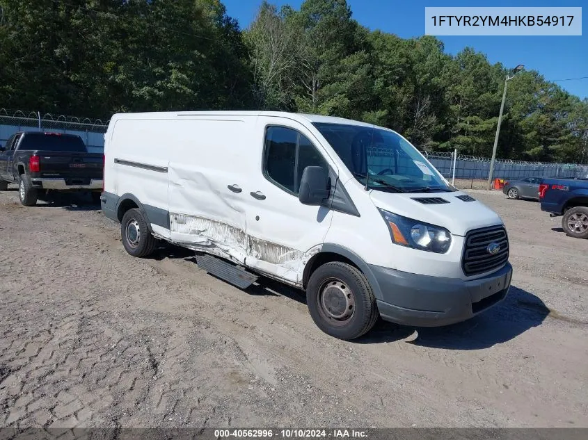 2017 Ford Transit-250 VIN: 1FTYR2YM4HKB54917 Lot: 40562996