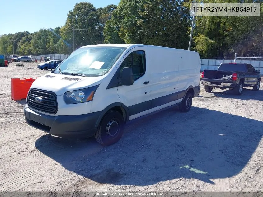 2017 Ford Transit-250 VIN: 1FTYR2YM4HKB54917 Lot: 40562996