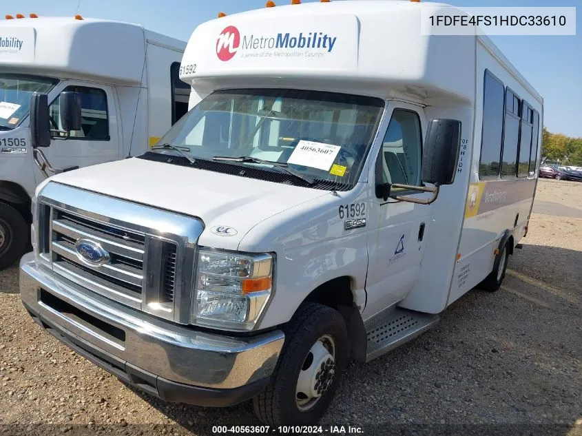 2017 Ford E-450 Cutaway VIN: 1FDFE4FS1HDC33610 Lot: 40563607