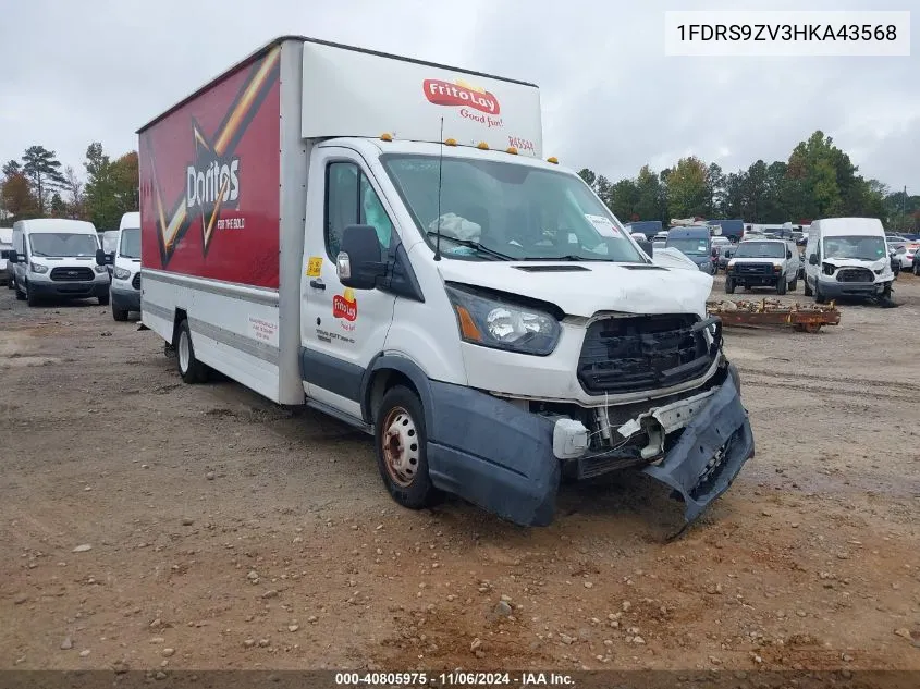 2017 Ford Transit-350 Cab VIN: 1FDRS9ZV3HKA43568 Lot: 40805975